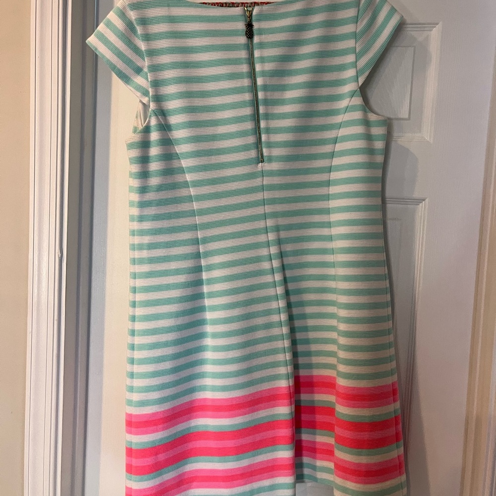 Mint and pink Lilly Pulitzer a-line dress - Picture 2 of 4
